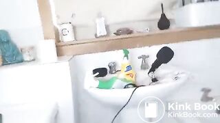 Poopy enema..