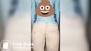 Front Facing Pants Poop Duo