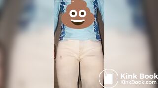 Front Facing Pants Poop Duo