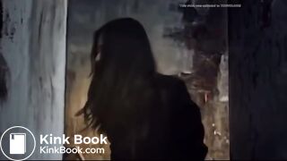 Young Asian teen has diarrhea scene