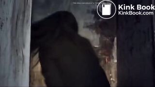 Young Asian teen has diarrhea scene