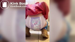 Public Diaper Poop in Stall