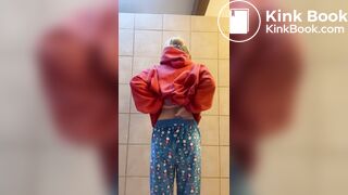 Public Diaper Poop in Stall