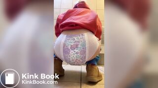 Public Diaper Poop in Stall