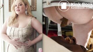 Blonde BBW Nicola Human Toilet Slave (Fantasy Edit)