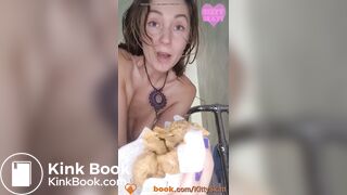 POV I feed you my huge stinky load