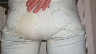 Purple Panty Double Jeans Poop