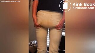 Orange Double Jeans Poop