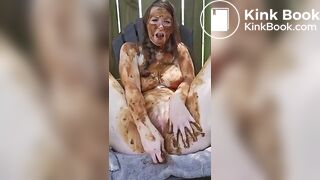 Outdoor scat smearing..