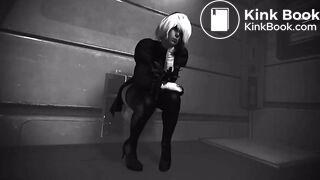 2B’s tiny pee and shitting ( audio )