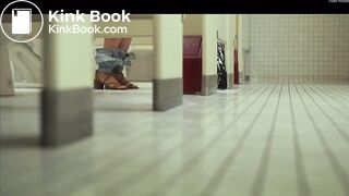 Asian girl diarrhea in toilet scene