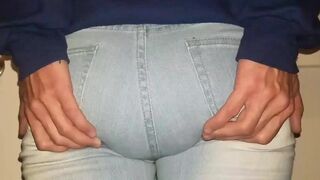 Double Jeans Poop Mossy Panties