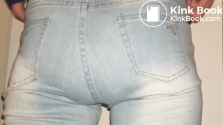 Double Jeans Poop Mossy Panties