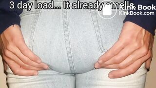 Double Jeans Poop Mossy Panties