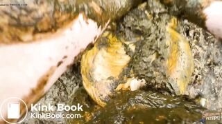 Nearly caught on the dung pile - pov in cowshit