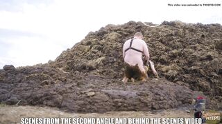 Nearly caught on the dung pile - pov in cowshit