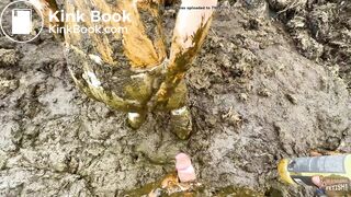 Nearly caught on the dung pile - pov in cowshit