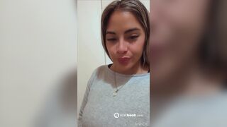 Beautiful Argentinian girl poops on her toilet 2