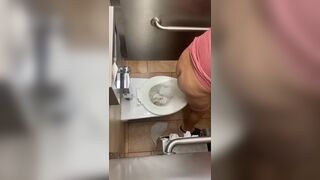 Toilet wc beautiful Girl #6 poop