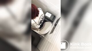 Toilet wc beautiful Girl #6 poop