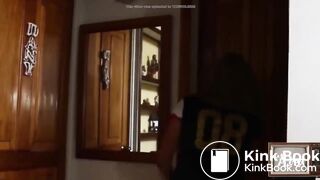 Hispanic women has diarrhea and clogs toilet