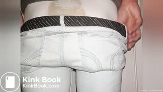 Massive White Jeans Poop