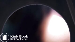 Close ups of hot scat girl pooping several times