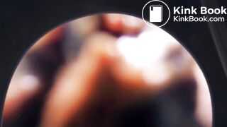 Close ups of hot scat girl pooping several times