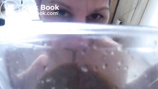 Consuming excrement..