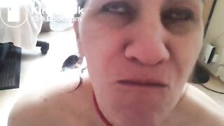 Consuming excrement..