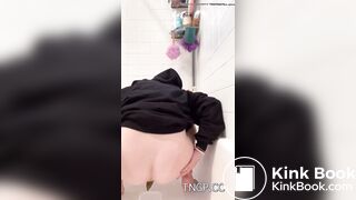 Cute teen pooping - video 3