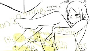 girl fart, scat