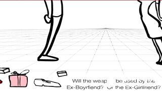 Girl beats up and craps on guy for 2 minutes