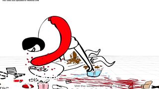 Girl beats up and craps on guy for 2 minutes