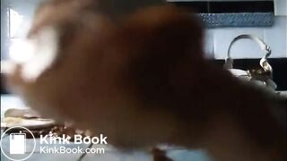 Pooping on sandals, smearing with her feet..