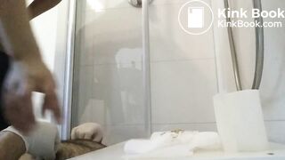 Shit swallow hole in the ladies room