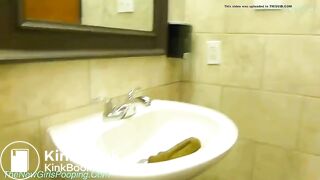 girl with fine ass shits in the sink