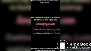 SHE IS BACK with the sexy NASTINESS - Shit Feeding