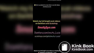 SHE IS BACK with the sexy NASTINESS - Shit Feeding