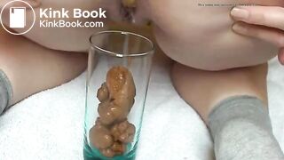 A poo in a glass..