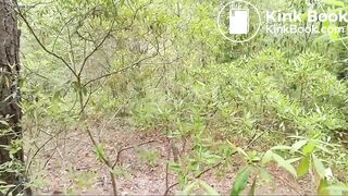 Naked Woman Poops in Forest Again