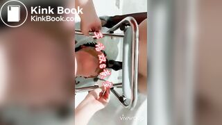 Sexy Chinese beauty’s shit is thick