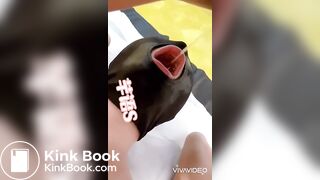 Sexy Chinese beauty’s shit is thick