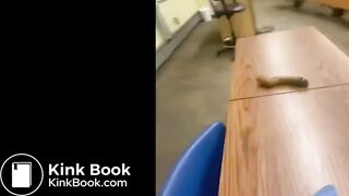Plump Booty Girl Takes A Long Shit Inside Of Classroom