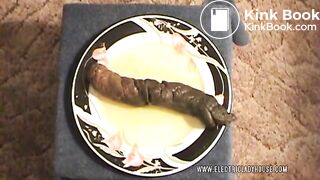 A poo log on a plate..