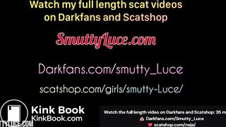 Ebony scat Queen SHIT on his DICK & deepthroat poop