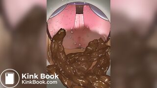 A hentai Toilet voyeur POV