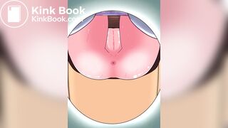 A hentai Toilet voyeur POV