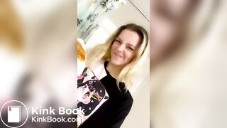 Smelling poopy toilet paper..