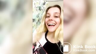 Smelling poopy toilet paper..